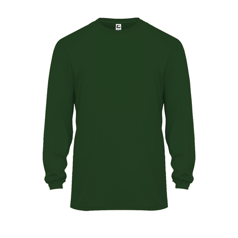Badger Sport C2 L/S Tee (510400-000704), Color 'Forest'